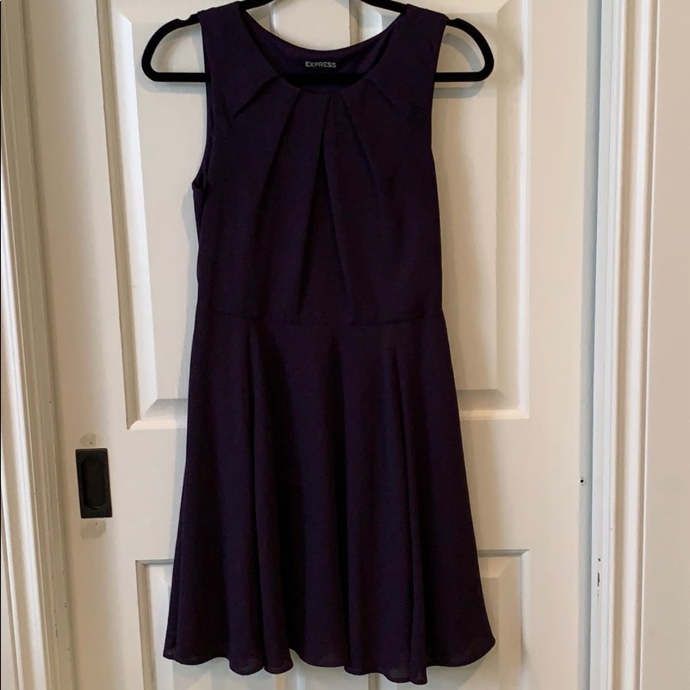 Express Deep Purple Classy Dress